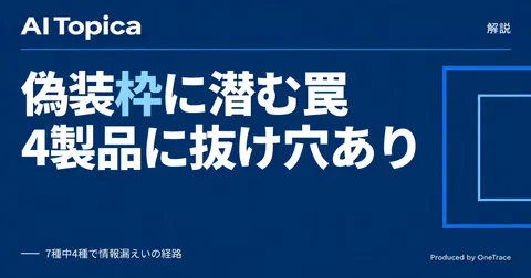 AIブラウザが機密情報を盗む仕組み、「同一オリジンポリシー」突破の実態(AI Topica)